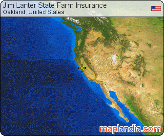 Jim Lanter State Farm Insurance satellite map