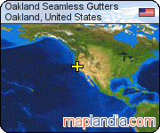 Oakland Seamless Gutters satellite map