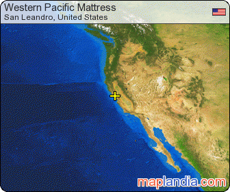 Western Pacific Mattress satellite map