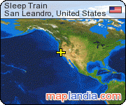 Sleep Train satellite map