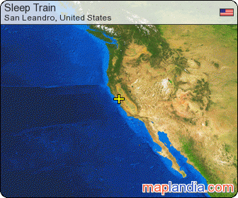 Sleep Train satellite map