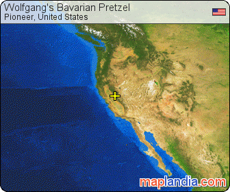 Wolfgang's Bavarian Pretzel satellite map