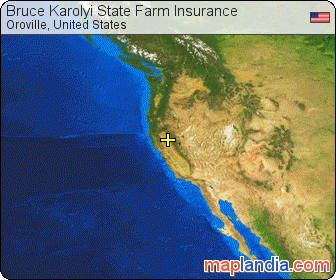 Bruce Karolyi State Farm Insurance satellite map