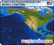 Contra Costa Regional MedicalCenter satellite map