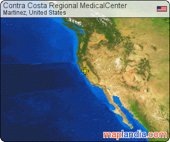 Contra Costa Regional MedicalCenter satellite map
