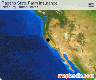 Pagano State Farm Insurance satellite map