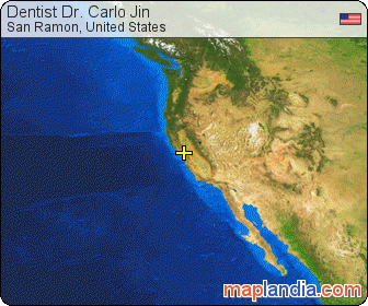 Dentist Dr. Carlo Jin satellite map