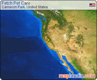 Fetch Pet Care satellite map