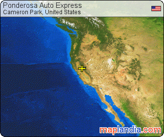 Ponderosa Auto Express satellite map
