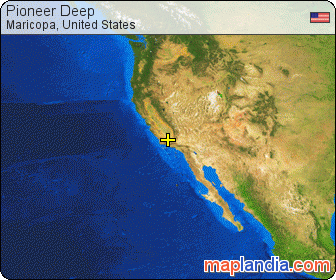 Pioneer Deep satellite map