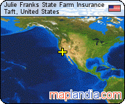 Julie Franks State Farm Insurance satellite map