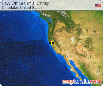 Law Offices of J. Chrisp satellite map