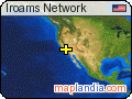 Iroams Network satellite map