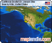 California Dentist Dr. Joseph Stan  satellite map