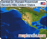 Dentist Dr. Ronald Rosenblatt satellite map