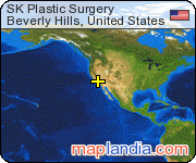 SK Plastic Surgery satellite map