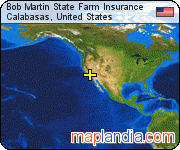Bob Martin State Farm Insurance satellite map