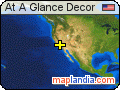 At A Glance Decor satellite map
