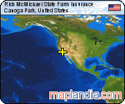 Rick McMichael State Farm Insurance satellite map