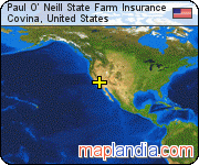 Paul O' Neill State Farm Insurance satellite map