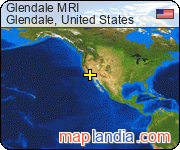 Glendale MRI satellite map
