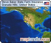 Steve Baker State Farm Insurance satellite map