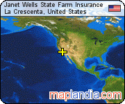 Janet Wells State Farm Insurance satellite map