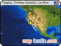 Heights Christian Schools - La Mira satellite map