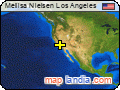 Mellisa Nielsen Los Angeles satellite map