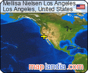 Mellisa Nielsen Los Angeles satellite map