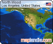 North Wood satellite map