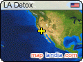 LA Detox satellite map