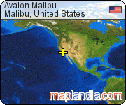 Avalon Malibu satellite map