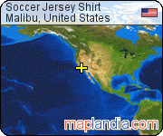 Soccer Jersey Shirt satellite map
