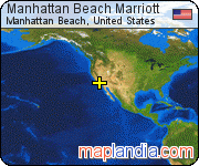 Manhattan Beach Marriott satellite map