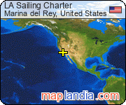 LA Sailing Charter satellite map