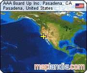 AAA Board Up Inc. Pasadena, CA satellite map