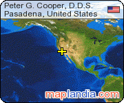 Peter G. Cooper, D.D.S. satellite map
