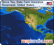 Steve Tieu State Farm Insurance satellite map