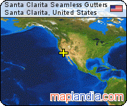 Santa Clarita Seamless Gutters satellite map