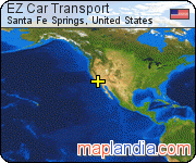 EZ Car Transport satellite map