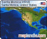 Santa Monica Infiniti satellite map