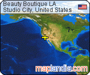 Beauty Boutique LA satellite map