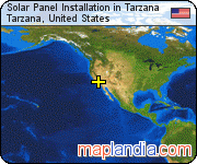 Solar Panel Installation in Tarzana satellite map
