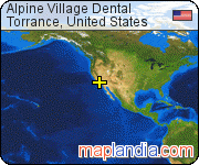 Alpine Village Dental satellite map