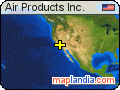 Air Products Inc. satellite map