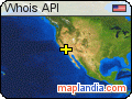 Whois API satellite map