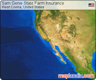 Sam Genie State Farm Insurance satellite map