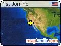 1st Jon Inc satellite map