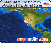 Green Team Construction satellite map